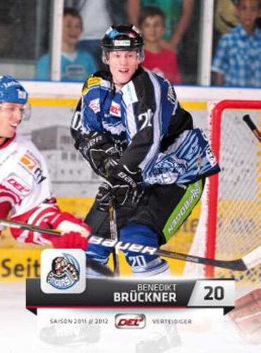 DEL 2011/12 Benedikt Brückner #DEL-373 Straubing Tigers