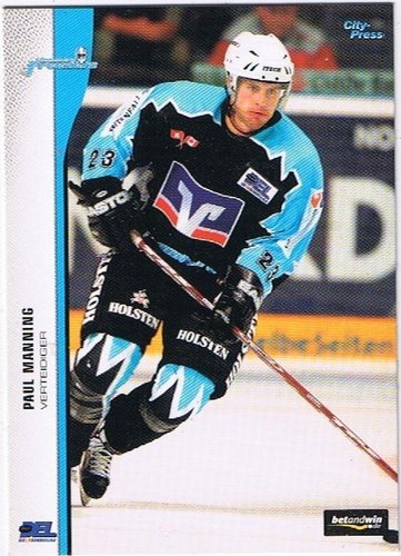 DEL Playerkarte 2005/06 – Paul Manning, Hamburg Freezers #110 (City Press)