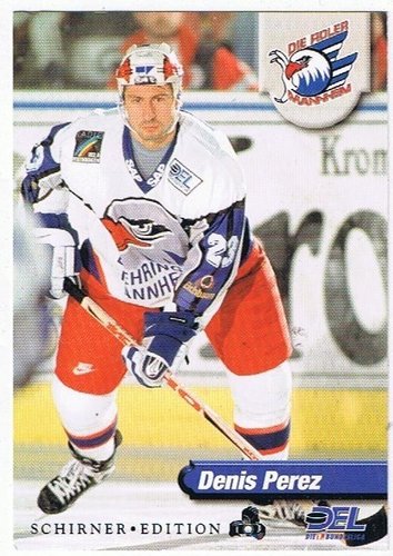 1998/1999 Schirner #242 Denis Perez – Adler Mannheim (Base Card)