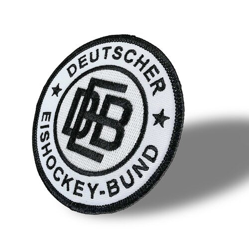 DEB Logo Aufnäher schwarz-weiß