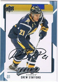 Drew Stafford NHL Playerkarte Buffalo Sabres 2008/09 #37