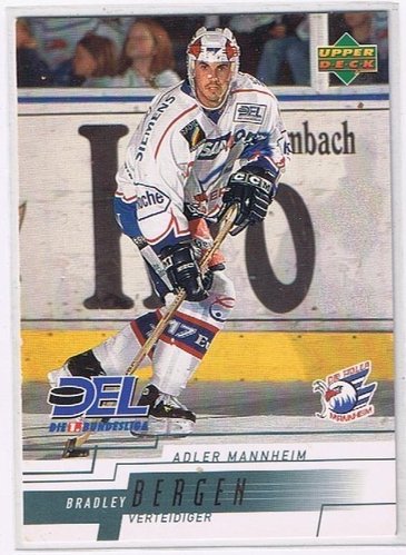 DEL Playerkarte 2000/2001 – Bradley Bergen – Adler Mannheim