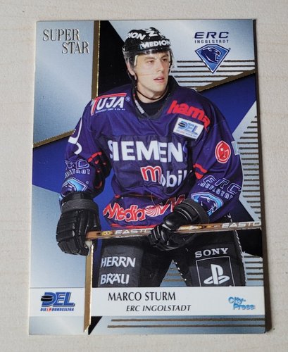 Playerkarte 2004/2005 #SU11 Marco Sturm ERC Ingolstadt (Superstar)