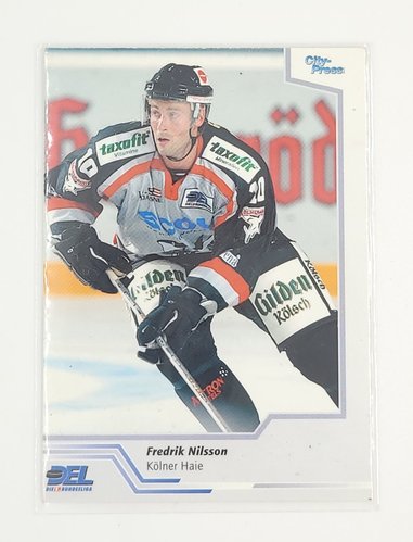 Playerkarte 2002/2003 Fredrik Nilsson #201 Kölner Haie