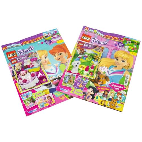 Blue Ocean LEGO Friends Freundschafts Pack Beispiel für den Inhalt mit Magazinen und Spielsets