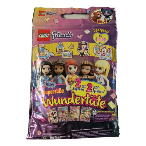 Blue Ocean LEGO Friends Supersüße Wundertüte mit 2 Magazinen und 2 LEGO Spielsets