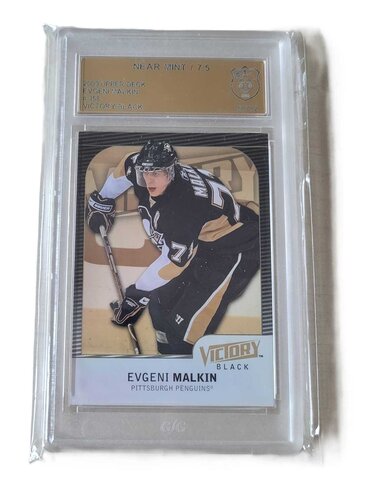 Upper Deck Victory Black 2009/2010 Evgeni Malkin Near Mint 7,5