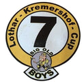 Aufkleber Lothar-Kremershof-Cup – wetterfest & detailreich