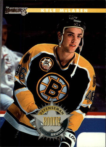 1996-97 Donruss Rookie Playerkarte Kyle McLaren – Boston Bruins