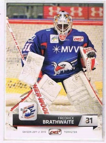 Playerkarte 2011/2012 #356 Fredrick Barthwaite Adler Mannheim