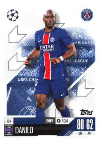 Playerkarte 2024/25 Topps Match Attax #164 Danilo – PSG