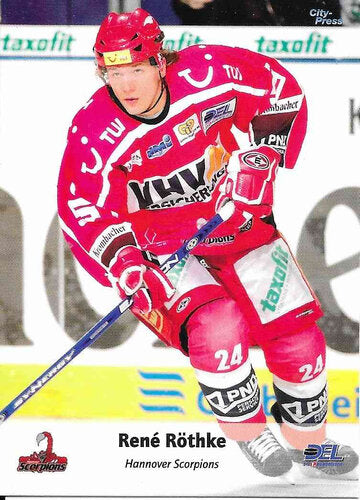 2006/2007 City-Press #276 Rene Röthke – Hannover Scorpions (Serie 2 Base Card)