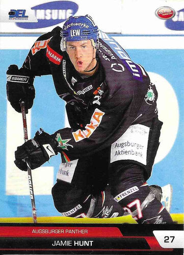 2008/2009 City-Press #140 Jamie Hunt – Augsburger Panther (Base Card)