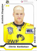 Autogrammkarte Chris Kelleher 2003-04 Krefeld Pinguine