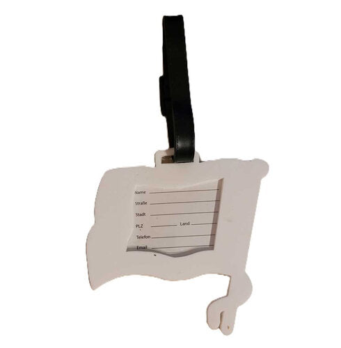 Hertha BSC Kofferanhänger Fahne Blau-Weiß ca. 8–10 cm PVC