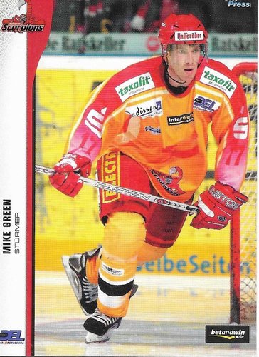 Playerkarte 2005/2006 #126 Mike Green Hannover Scorpions