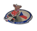 Eishockeypin Tschechien WM 2009 – Maskottchen Pin 30x25 mm
