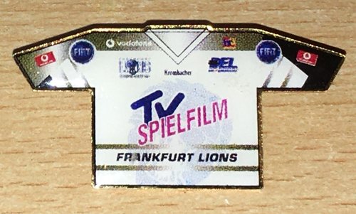 Frankfurt Lions Eishockeypin mit Schmetterlingsverschluss – Fanartikel