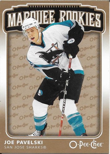 06-07 O-Pee-Chee #595 Joe Pavelski San Jose (Rookie-Card)