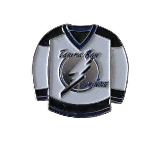 Tampa Bay Lightning Eishockey Pin | Weißes NHL Trikot | Fanartikel