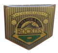 Colorado Rockies Baseball Wimpel Pin mit Butterflyverschluss Offizieller MLB Fanartikel für Sammler