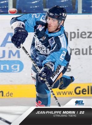 2009-2010 Playerkarte Straubing Tigers #381 Jean-Philippe Morin