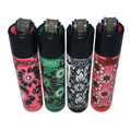 Clipper Micro Feuerzeugset Flowers 4 Stück im Set