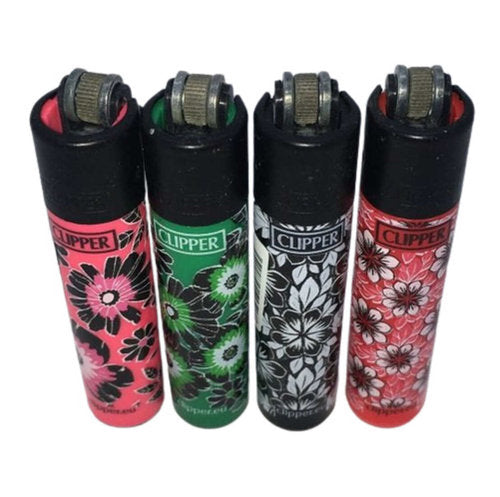 Clipper Micro Feuerzeugset Flowers 4 Stück im Set