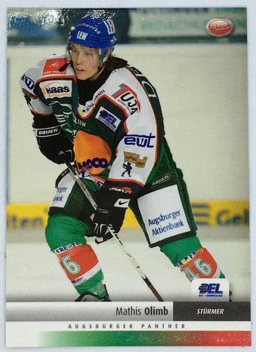 2007/2008 City-Press #087 Mathis Olimb – Augsburger Panther (Base Card)