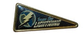 Eishockeypin der Tampa Bay Lightning mit Wimpeldesign und Logo