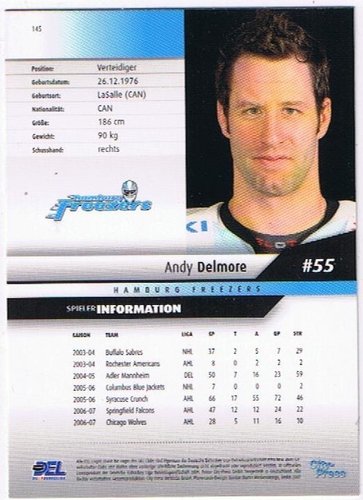 DEL 2007/2008 Andy Delmore Hamburg Freezers