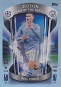Playerkarte 2024/25 Topps Match Attax #TOTS9 Phil Foden – Team of the Season