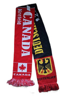 Fanschal Deutschland – Kanada 09.02.2005, 100% Acryl