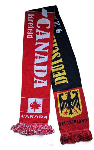 Fanschal Deutschland – Kanada 09.02.2005, 100% Acryl