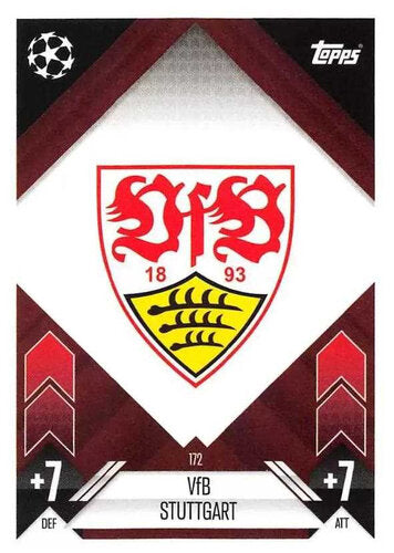 2024-25 Topps Match Attax #172 Club Badge VfB Stuttgart