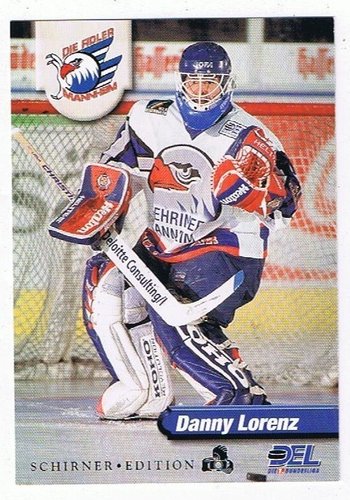 1998/1999 Schirner #244 Danny Lorenz – Adler Mannheim (Base Card)