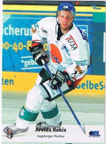 2006/2007 City-Press #011 Arvids Rekis – Augsburger Panther (Serie 1 Base Card)