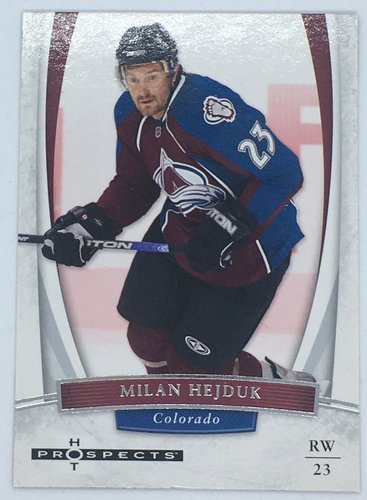 2007/08 Hot Prospects #064 Milan Hejduk – Colorado Avalanche (Base Card)