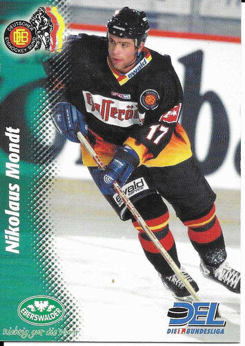 Nikolaus Mondt Playerkarte 1999/2000 #375 Deutsche Nationalmannschaft