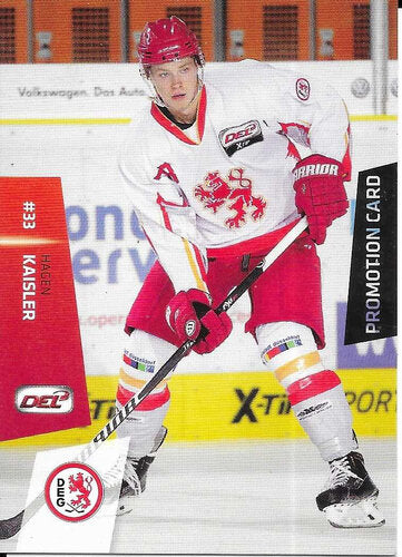 Playerkarte #DEL-043 Hagen Kaisler – DEG 2014/2015 Promotion Card