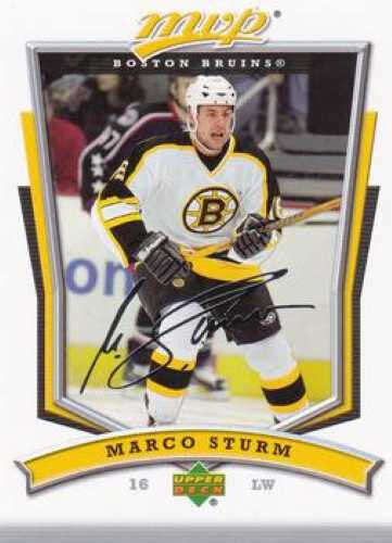 Marco Sturm Upper Deck MVP 2007/08 #44 – NHL Playerkarte