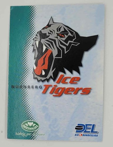 Playerkarte 1999-2000 #25 Checkliste Nürnberg Ice Tigers