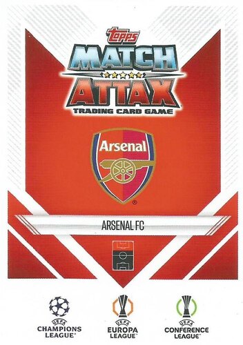 Topps Match Attax UEFA Club Competitions 2024/25 – 1st Edition – #42 – Leandro Trossard – Arsenal FC