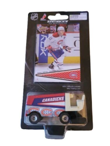 Upper Deck Zamboni Montreal Canadiens 2009 und Sammelkarte Saku Koivu