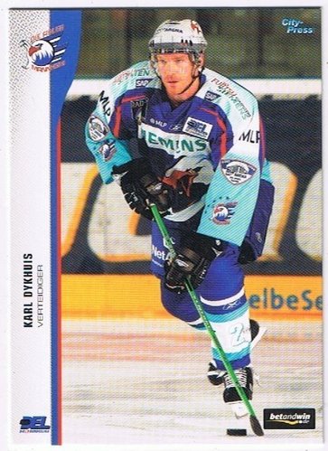 Playerkarte 2005/2006 #246 Karl Dykhuis Adler Mannheim