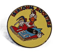Eishockeypin Iserlohn Roosters Nostalgie 25mm mit Schmetterlingsverschluss