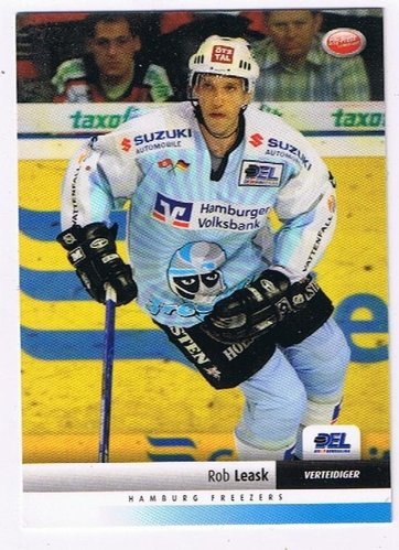 Rob Leask Playercard 2007/08 – Hamburg Freezers #147
