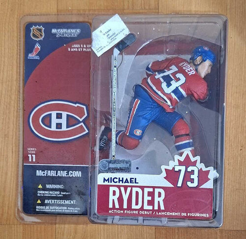 McFarlane NHL Figur Serie 11 Michael Ryder – Montreal Canadiens, Lagerspuren
