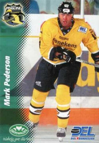Mark Pederson Playerkarte 1999/2000 #131 Krefeld Pinguine