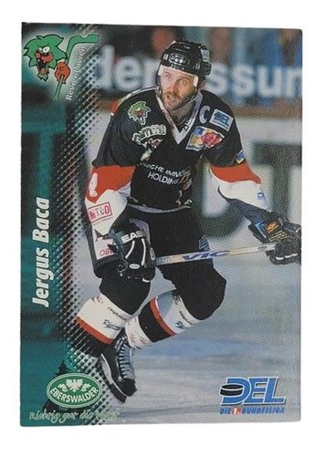 1999/2000 Powerplay #294 Jergus Baca – Revier Löwen Oberhausen (Base Card)